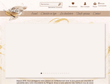 Tablet Screenshot of lafaye-chocolat.com